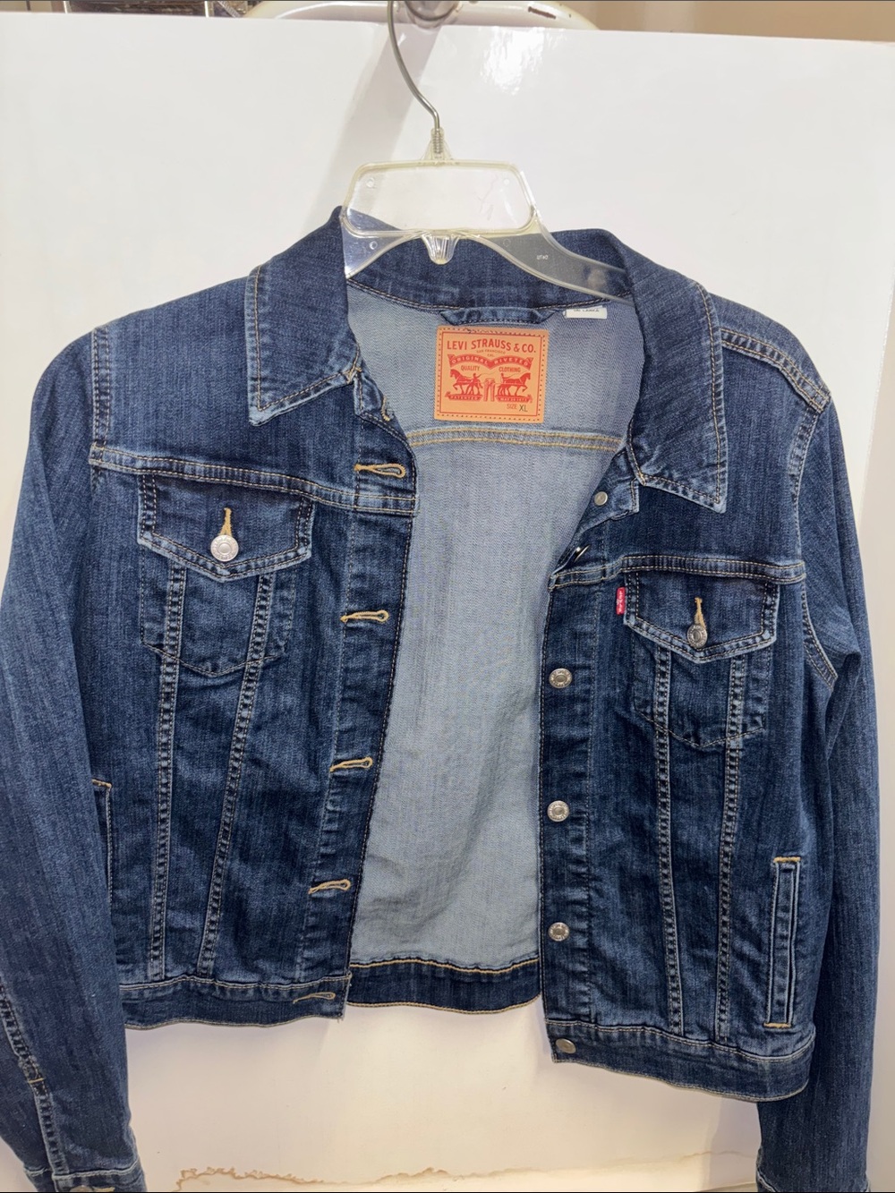 Levi's Dark Blue Denim Trucker Jacket